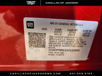 2025 Cadillac CT5 Sport