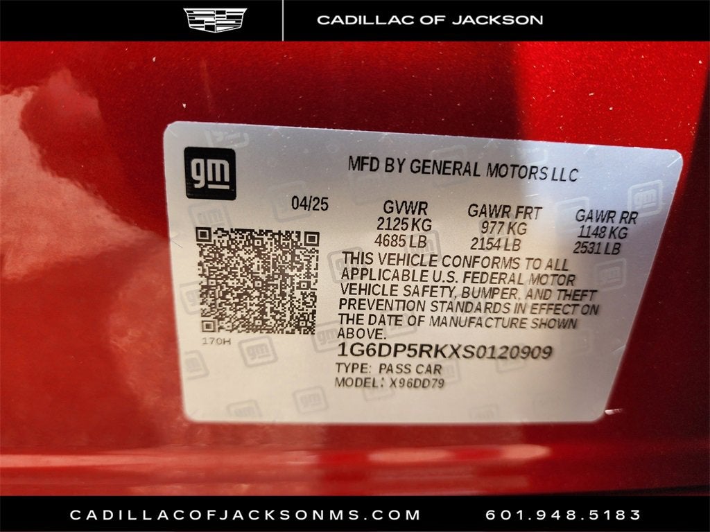 2025 Cadillac CT5 Sport