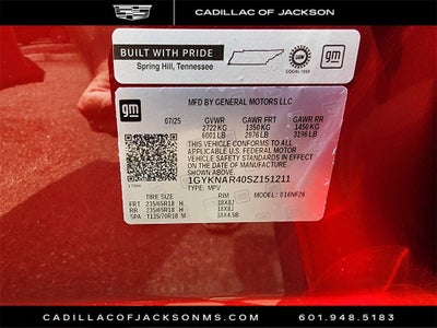 2025 Cadillac XT5 Luxury