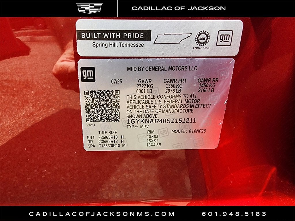 2025 Cadillac XT5 Luxury