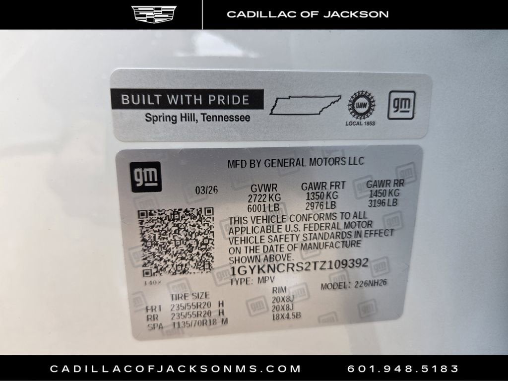 2026 Cadillac XT5 Premium Luxury