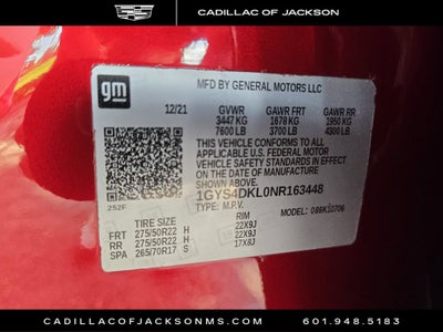 2022 Cadillac Escalade Premium Luxury Platinum