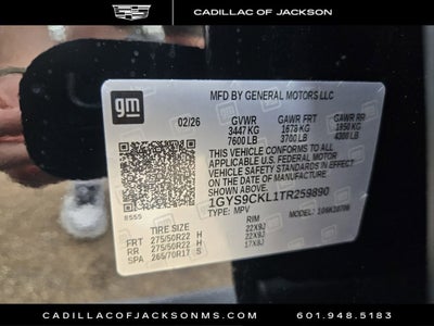 2026 Cadillac Escalade Luxury