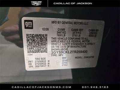 2026 Cadillac Escalade Luxury